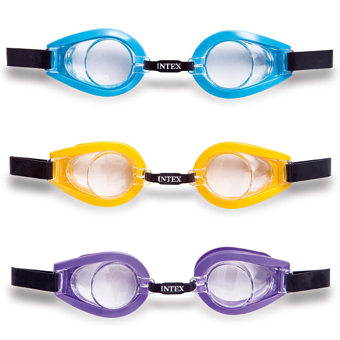 INTEX svømmebriller - 3 ass. farver