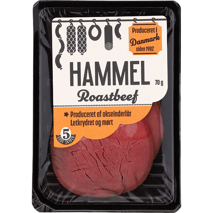 Roastbeef i skiver