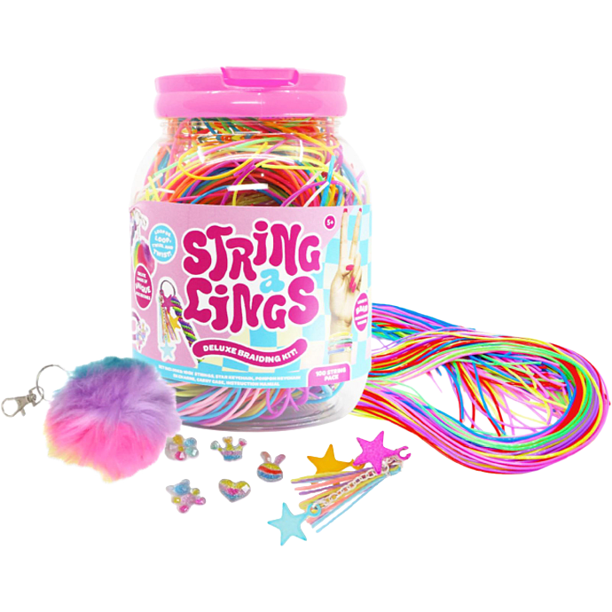 Stringalings 100-pak deluxe kit – flere varianter – assorteret