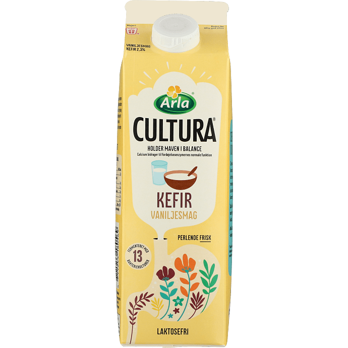 Kefir m. vaniljesmag 2,3% fedt laktosefri