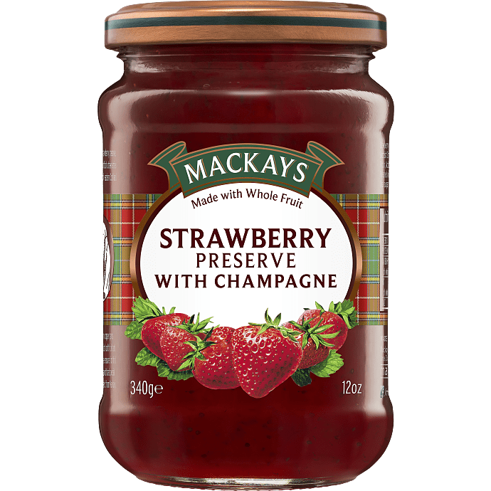 Jordbærmarmelade m. champagne