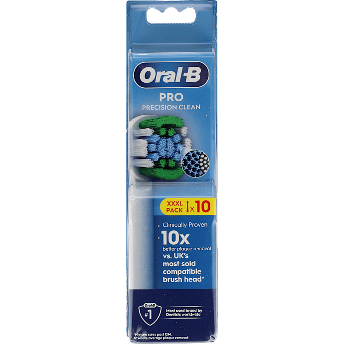 Oral-B Precision Clean tandbørstehoveder 10-pak