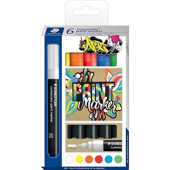 STAEDTLER lumocolor marker 6-pak