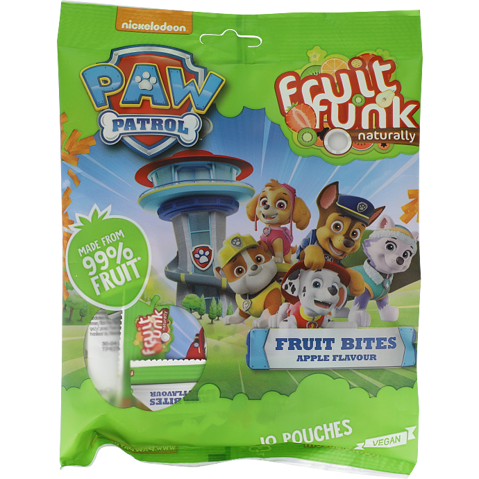 Paw Patrol frugtsnacks m. æble