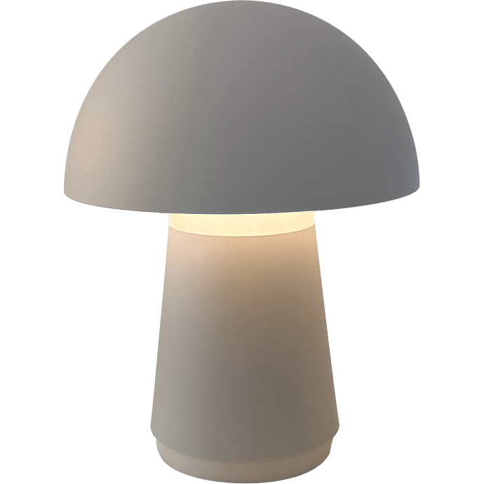 Touch Mushroom bordlampe - mat grå