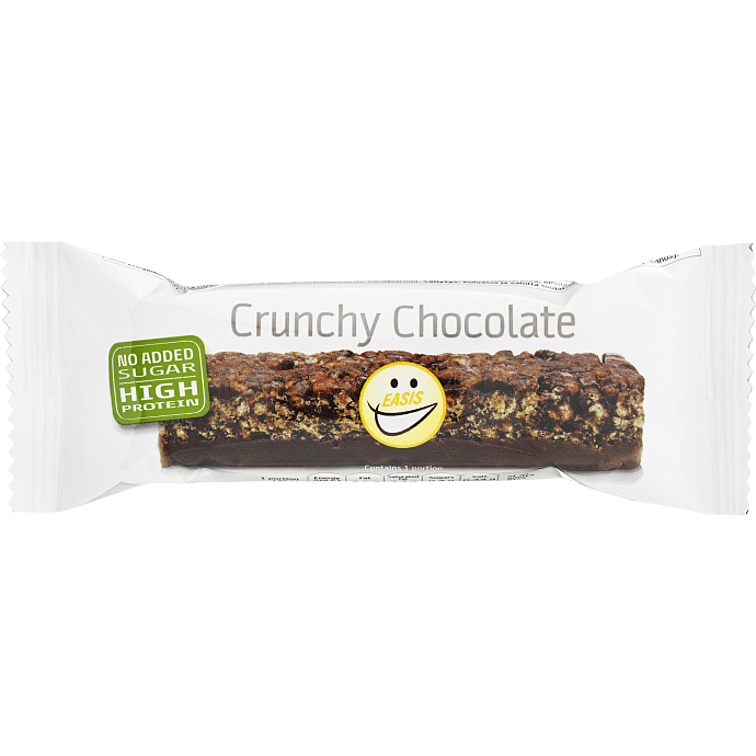 Crunchy chocolate u. tilsat sukker