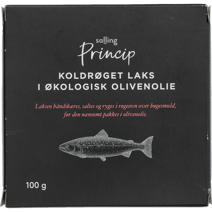 Koldrøget laks i olivenolie