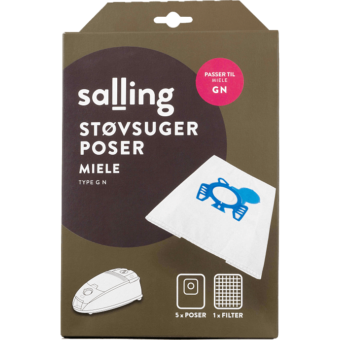 Salling støvsugerposer 5-pak til Miele