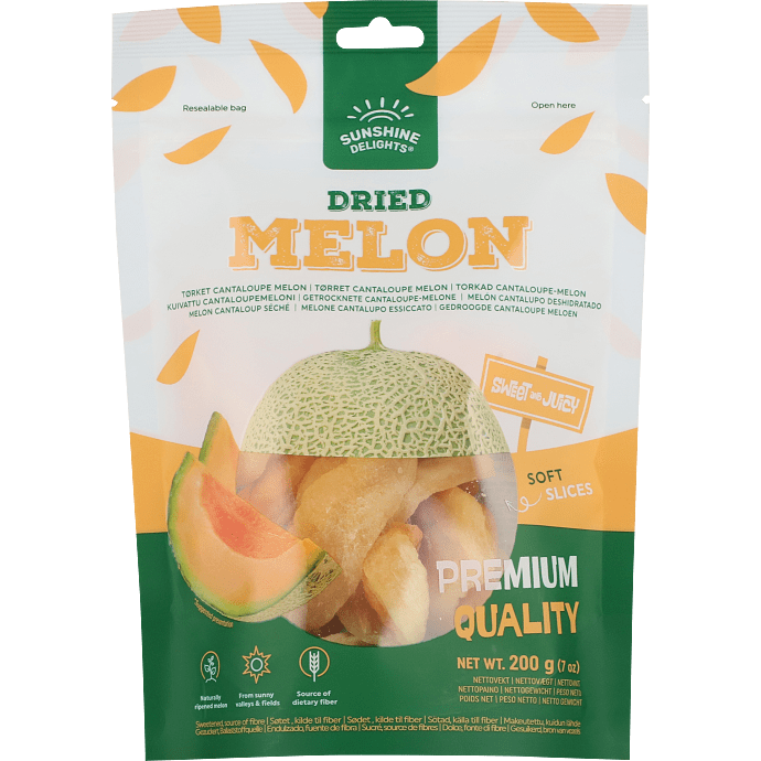 Tørret melon