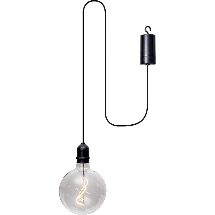 Asta udendørs loftlampe - klart glas