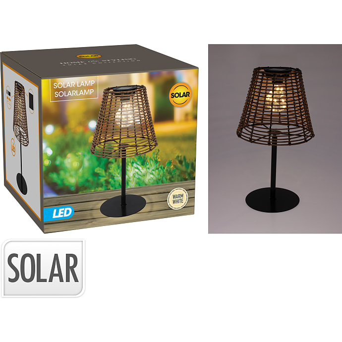 Mynthe solar lampe - brun