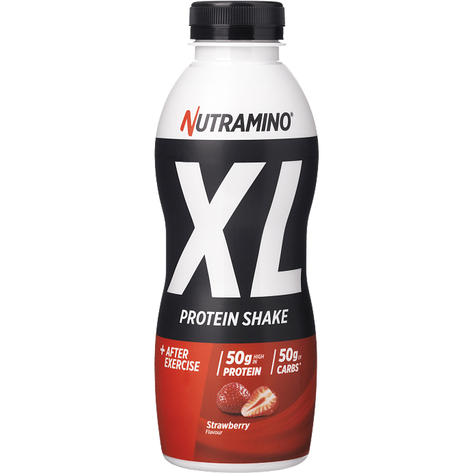 Proteinshake m. jordbærsmag