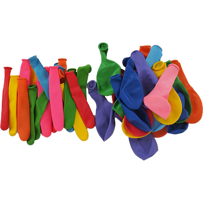 Salling latexballon mix 50-pak - Multifarvet