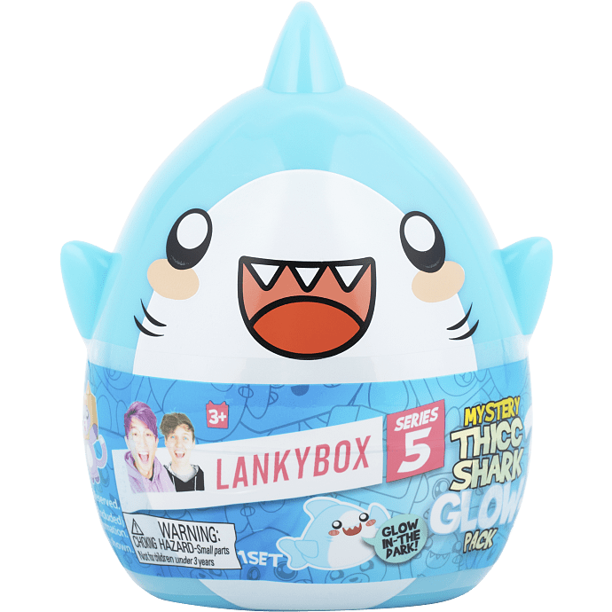 Lankybox Thiccs shark Glow Pack