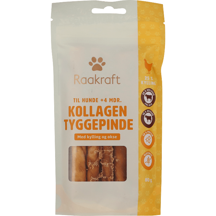 Tyggepinde m. kollagen, kylling og okse