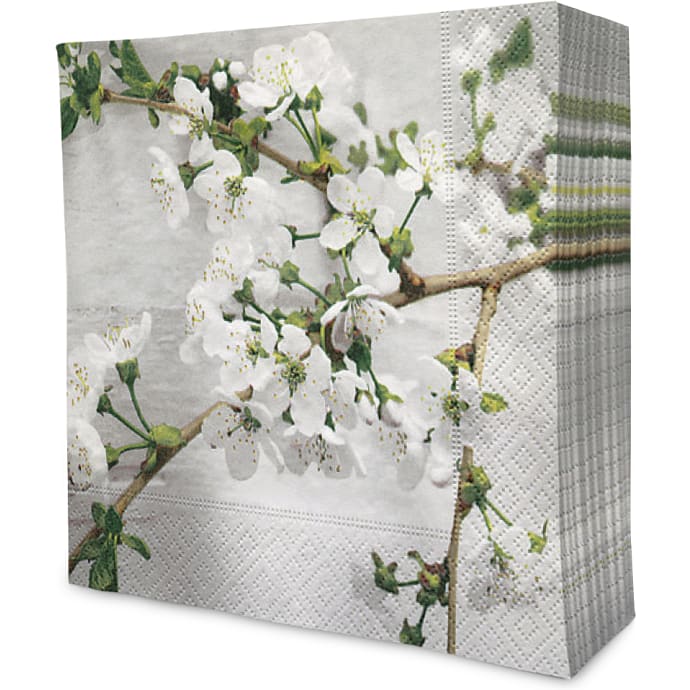 Mønstrede servietter 33x33 cm 20-pak