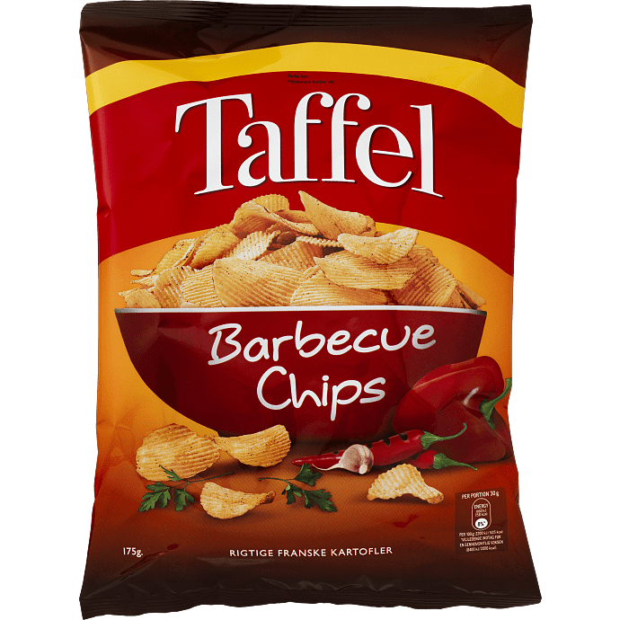 Chips m. barbecue