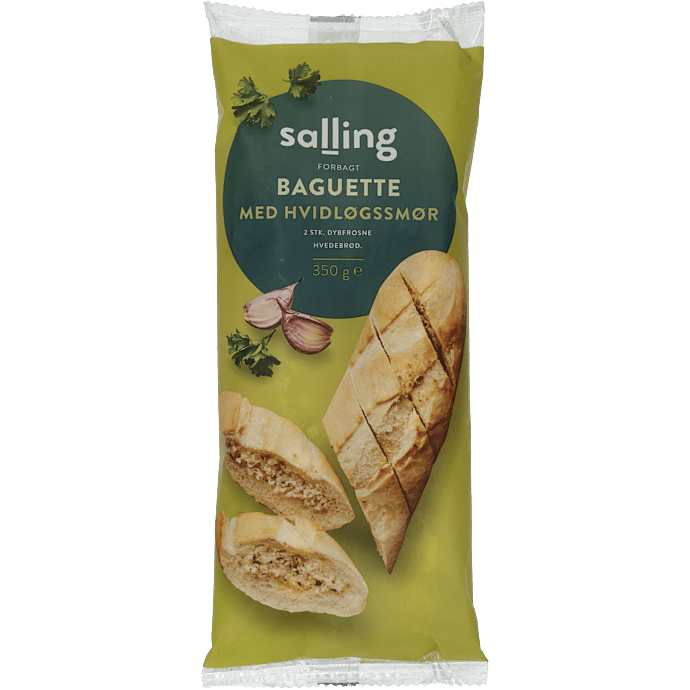 Hvidløgsbaguettes