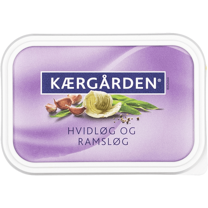 Smørbar m. hvidløg og ramsløg