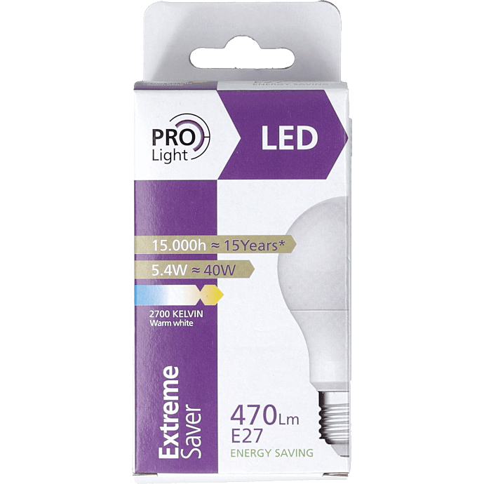 Prolight LED pære A60 E27