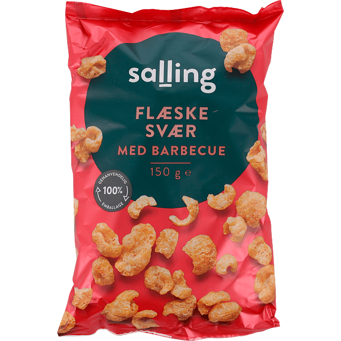 Flæskesvær m. barbecue