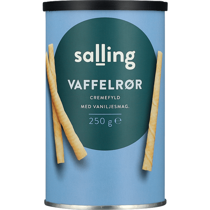 Vaffelrør m. vaniljesmag
