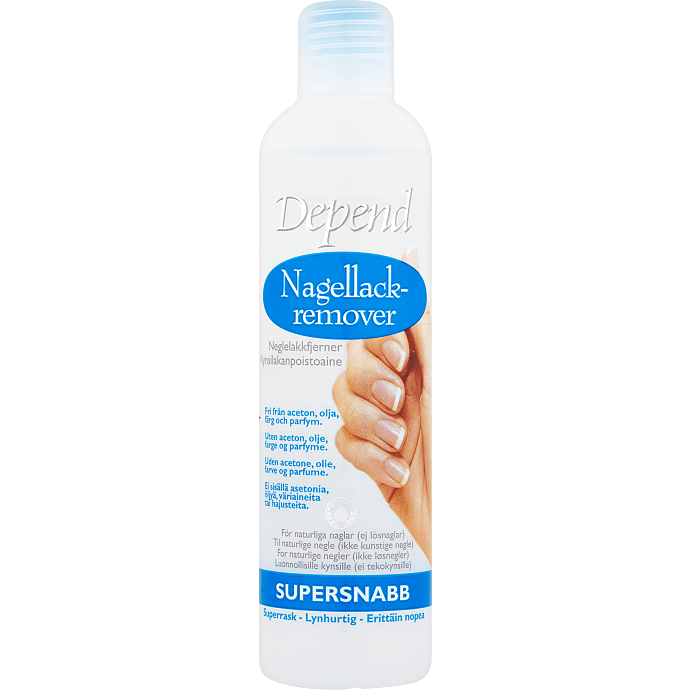 Neglelakfjerner u. acetone parfumefri