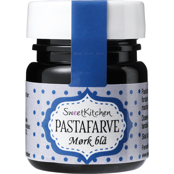 Pastafarve mørkeblå