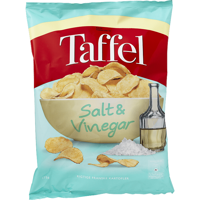Chips m. salt og eddike