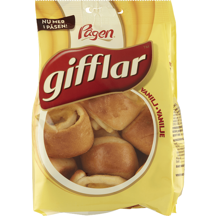 Gifflar m. vaniljesmag