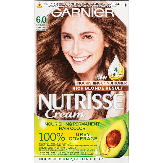 Intensely Nourishing permanent hårfarve 6.0 Dark Blonde m. olier