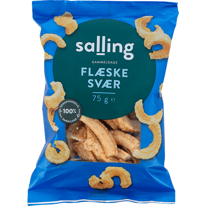 Flæskesvær m. salt