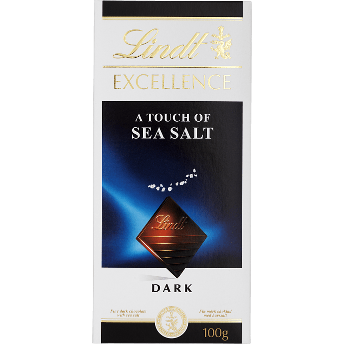 Mørk chokolade 47% m. havsalt