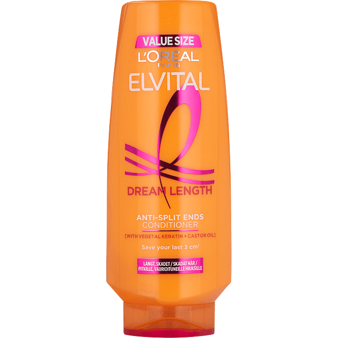 Anti-Split Ends balsam m. keratin og castorolie langt skadet hår