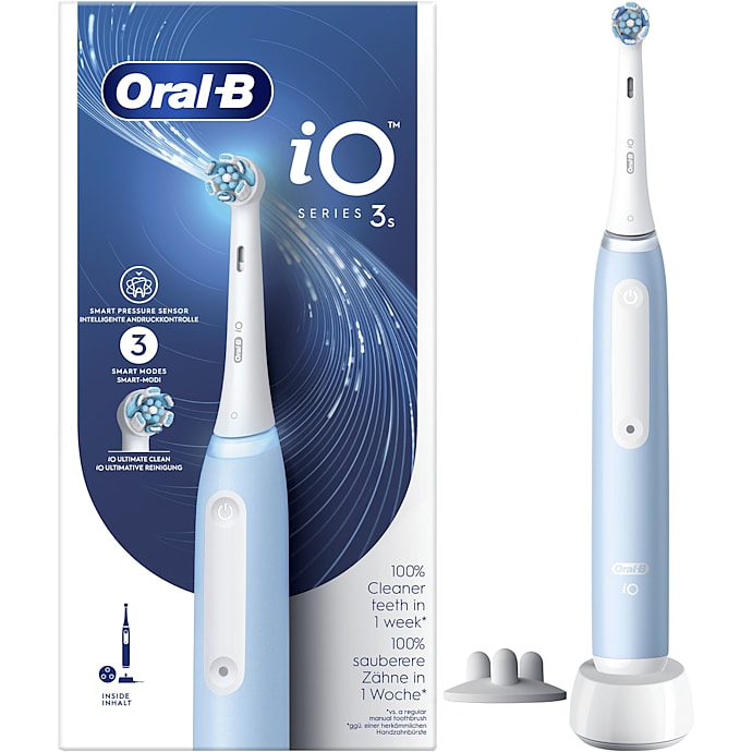 Oral-B iO3s elektrisk tandbørste - Ice blue