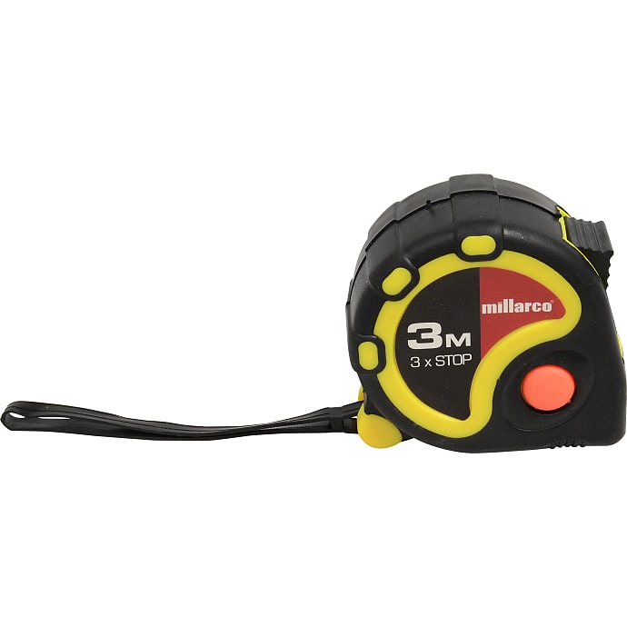 Millarco båndmål med stop 3 meter