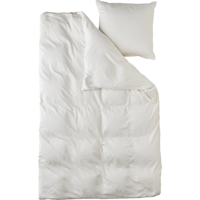 Maison sengetøj - jacquard creme
