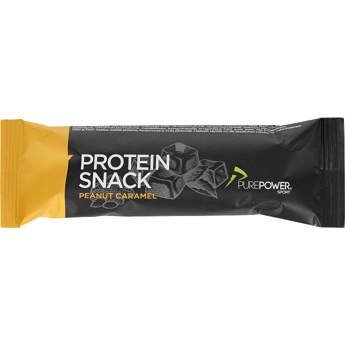Proteinbar m. peanuts og karamel