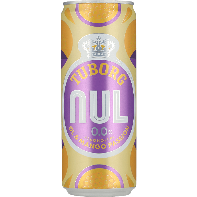 Tuborg NUL m. mango og passion alkoholfri