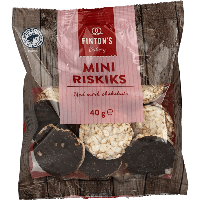 Riskiks m. mørk chokoladeovertræk