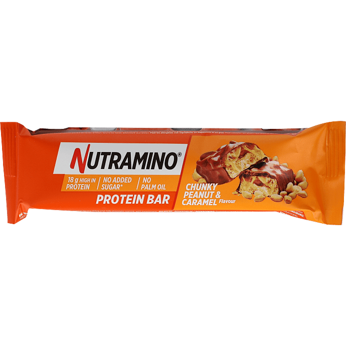 Proteinbar m. peanuts og karamel