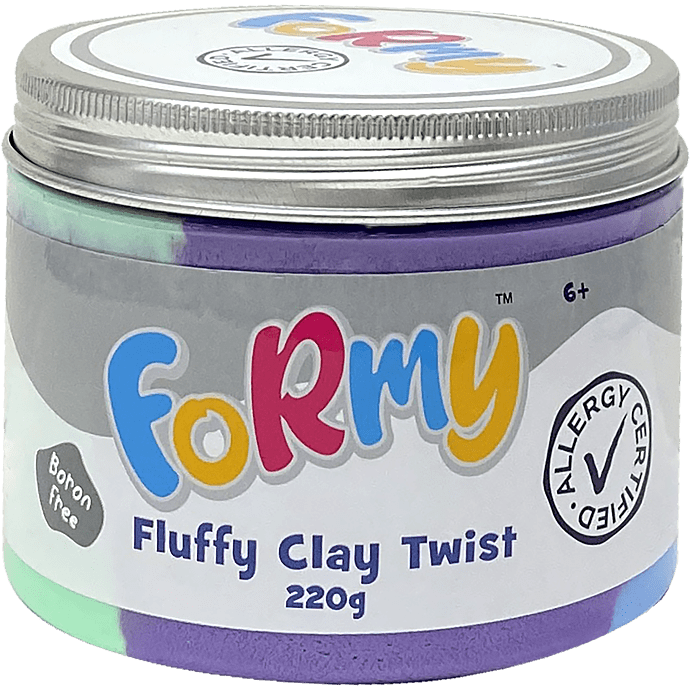 FoRmy Fluffy Clay - rainbow