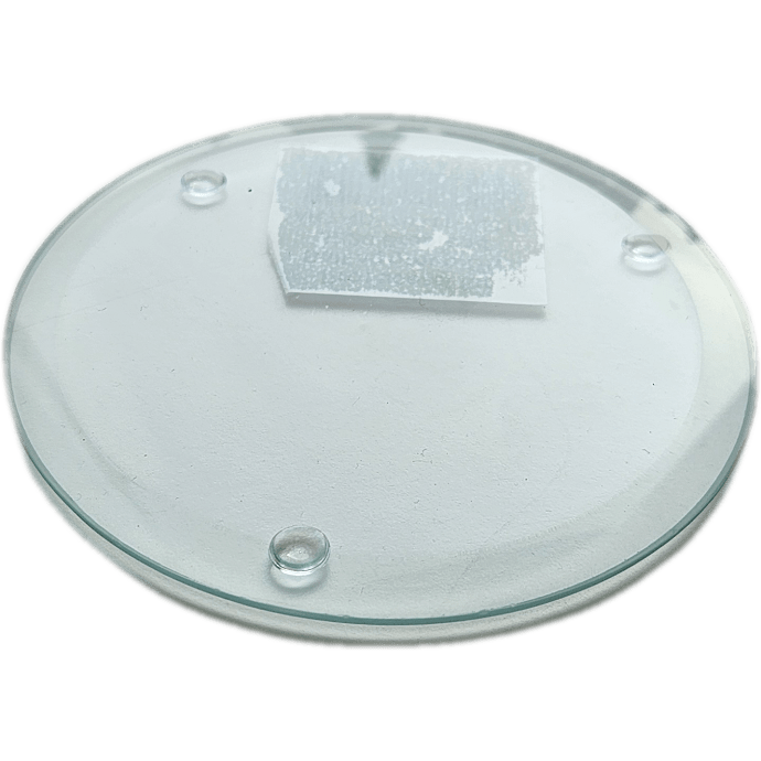 Glasfad med facetkant Ø: 10 cm
