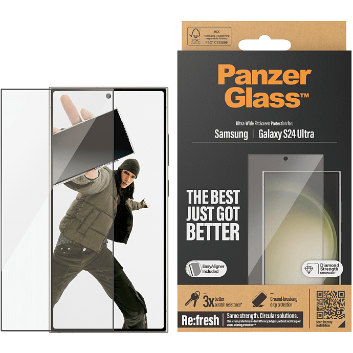 PanzerGlass skærmbeskyttelse Samsung Galaxy S24 Ultra