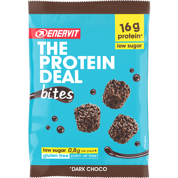 Proteinsnacks m. mørk chokoladesmag