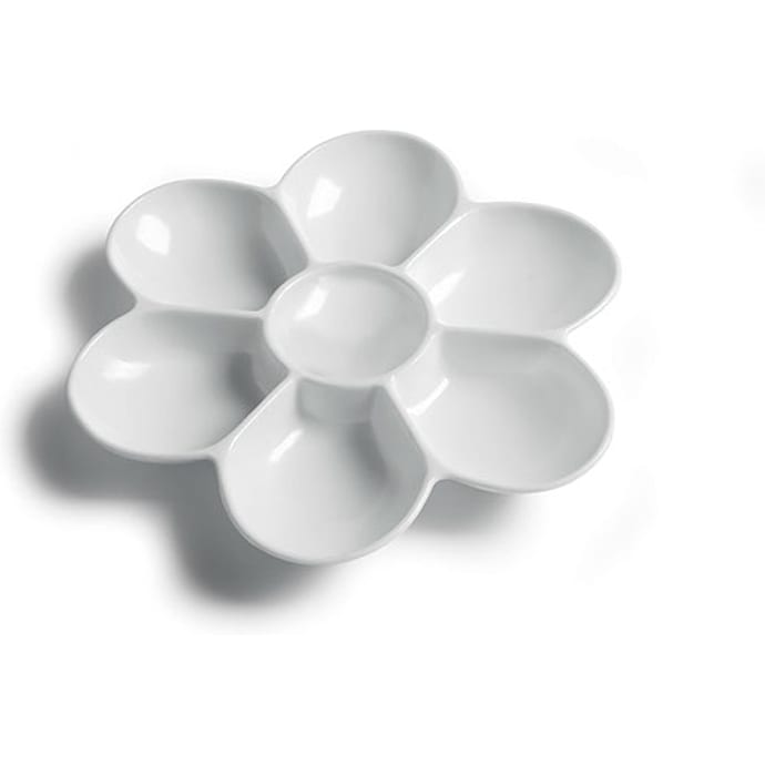 Plastpalette med 7 rum