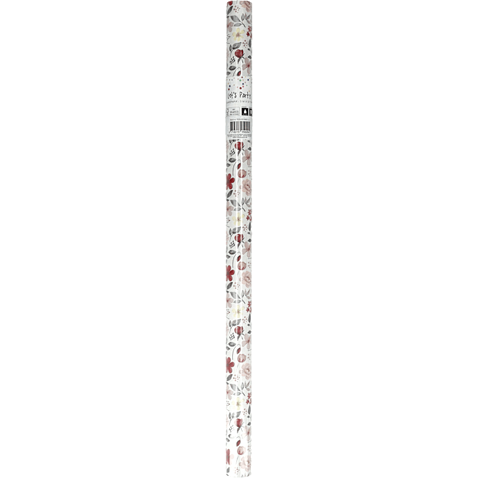Gavepapir 57 cm x 3 meter - blomster