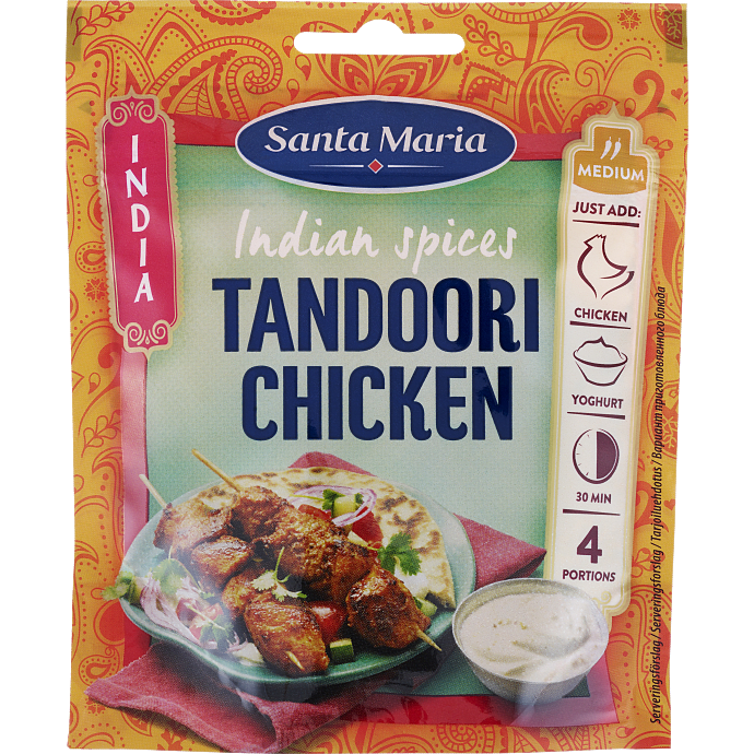 Indisk inspireret Tandoori kylling krydderiblanding