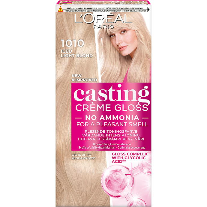 Gloss Complex toningsfarve 1010 Iced Light Blonde m. glykolsyre u. ammoniak