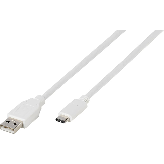 Vivanco USB-C/USB 2.0 kabel - hvid